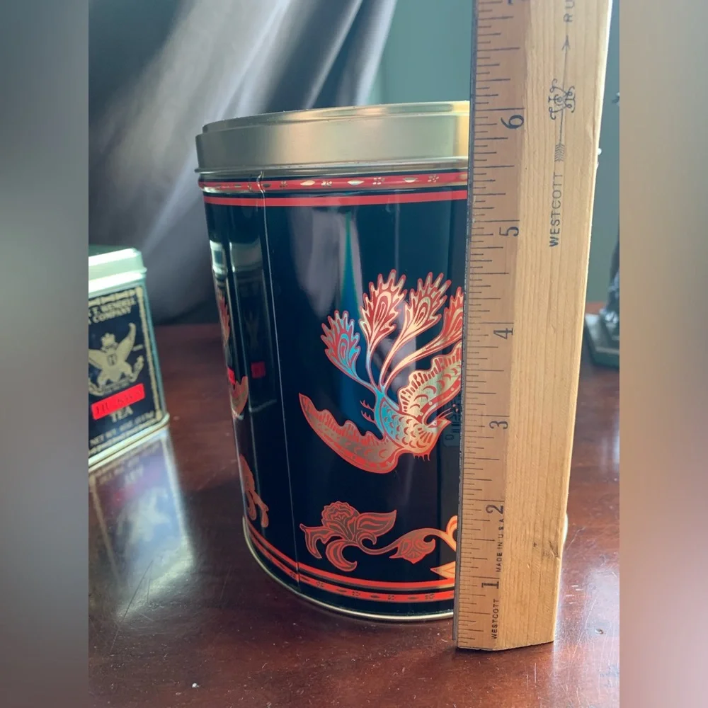 Lot of 5 Metal Tea Tins from Mark T. Wendell Tea Company - Picture 13 of 16